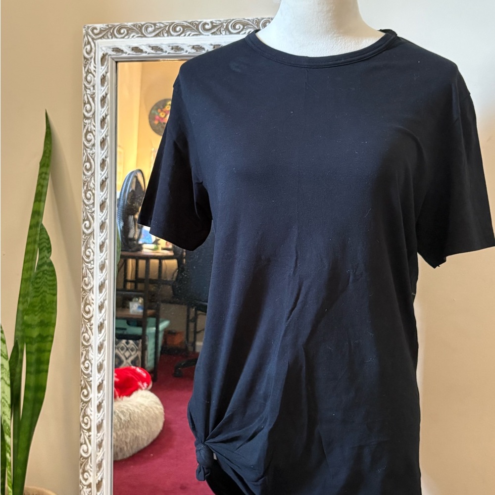Jockey Black Slim Stretch Crew T-Shirt